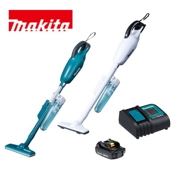 当店だけ！バッテリー充電器も1年保証! マキタ 青 CL180FDRF (軽量・静音・サイクロン付ver) 18V 掃除機 カプセル式 サイクロン バッテリー コンパクト充電器