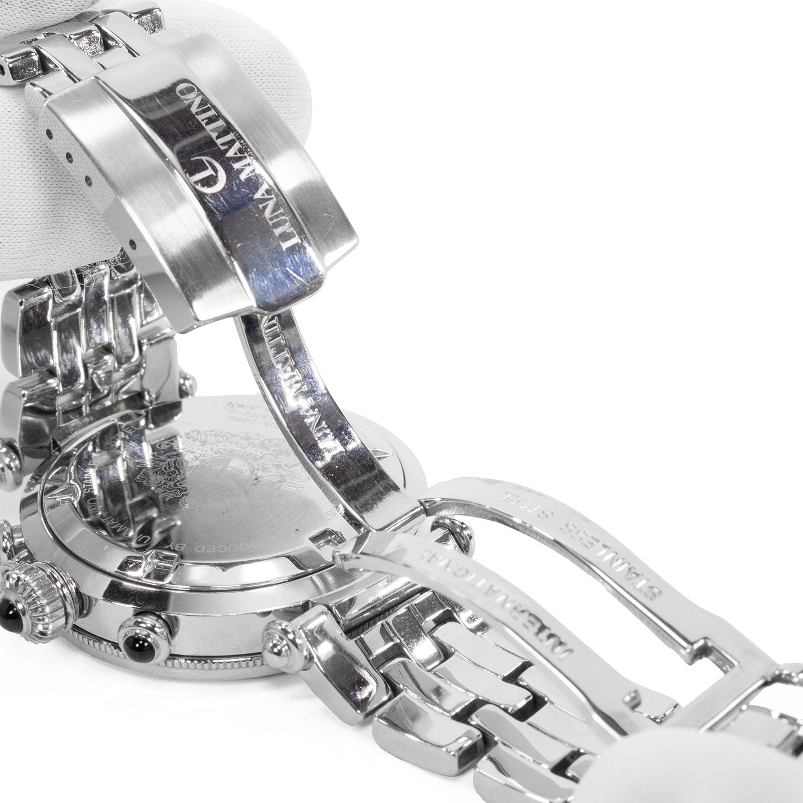 送料無料 ルナマティーノ 腕時計 クォーツ メンズ RMZ-5702-C 白