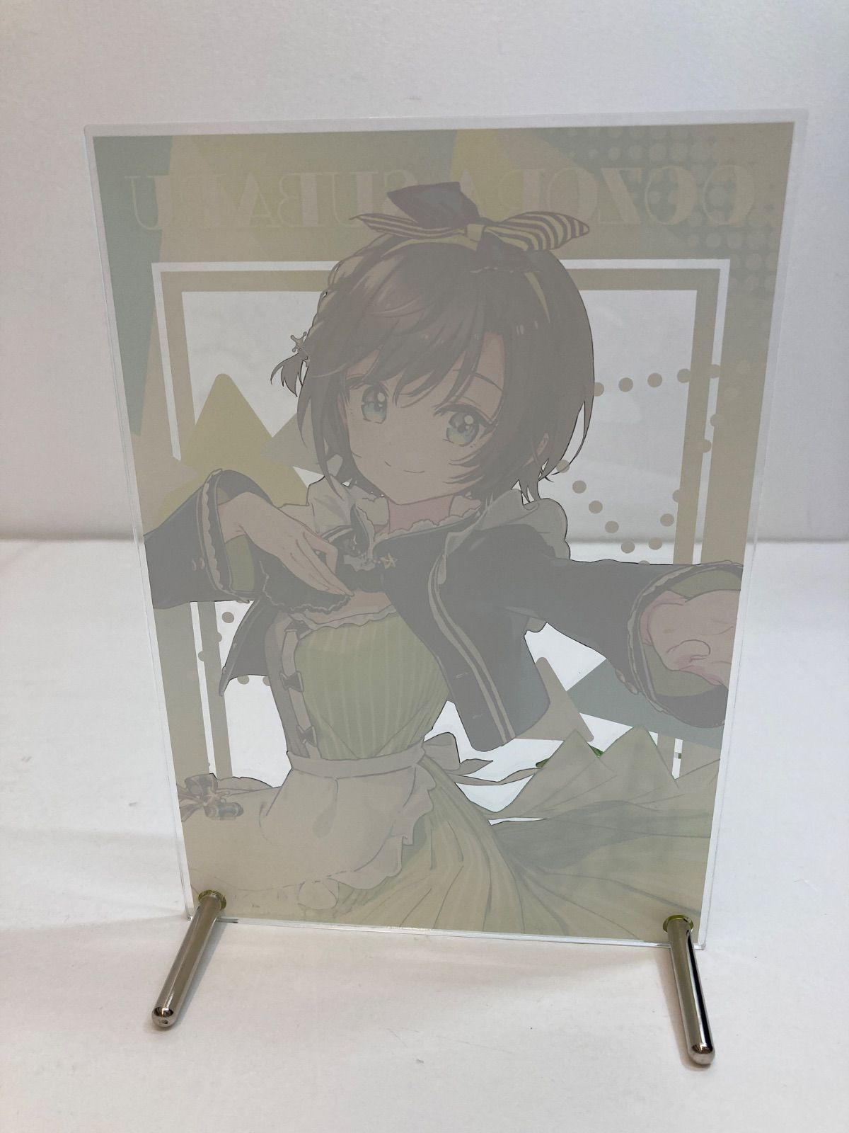 広店 大空スバル 複製サイン入り アクリルパネル エンタメチャンス賞 ホロっとカフェテリア 718-2676