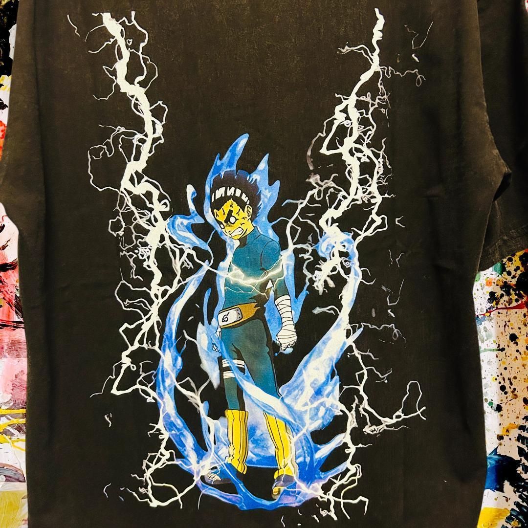 ロックリー 覚醒 メンズ Tシャツ 半袖 夏 ケミカルウォッシュ L XL