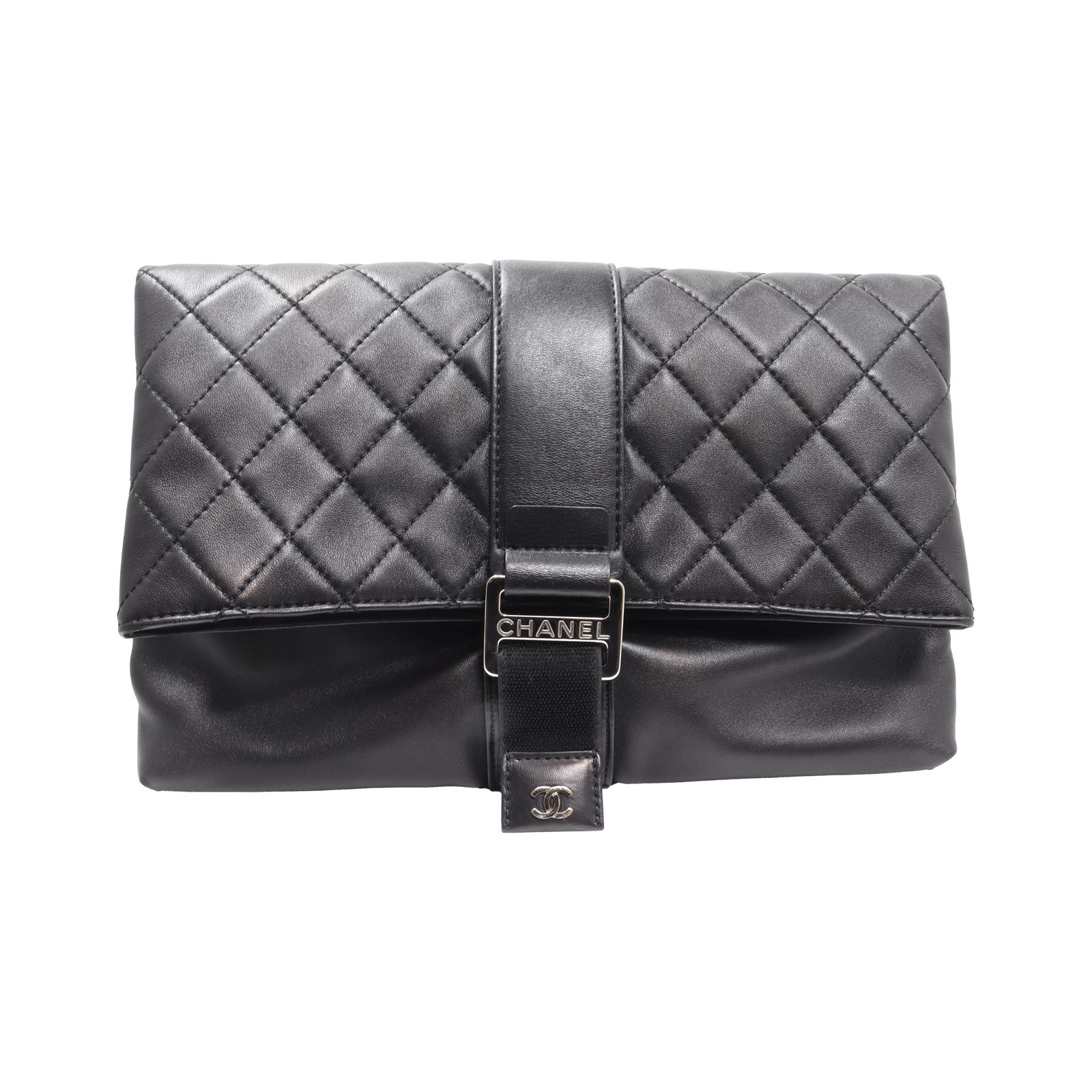 CHANEL シャネル マトラッセ 二つ折り クラッチバッグ セカンドバッグ 