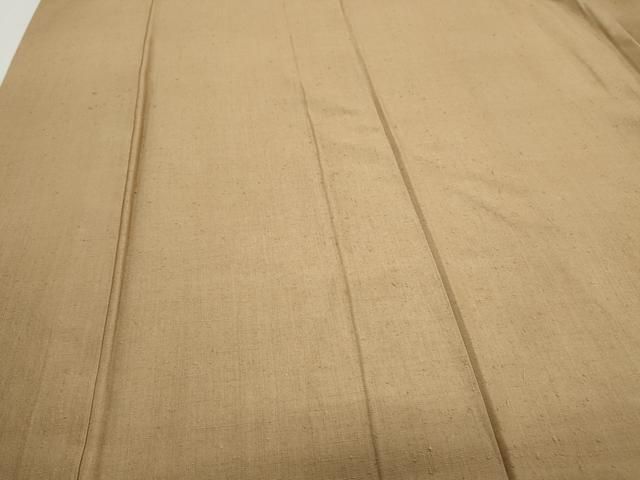 平和屋着物○結城紬 色無地 白茶色 正絹 逸品 CAAS9257th - メルカリ