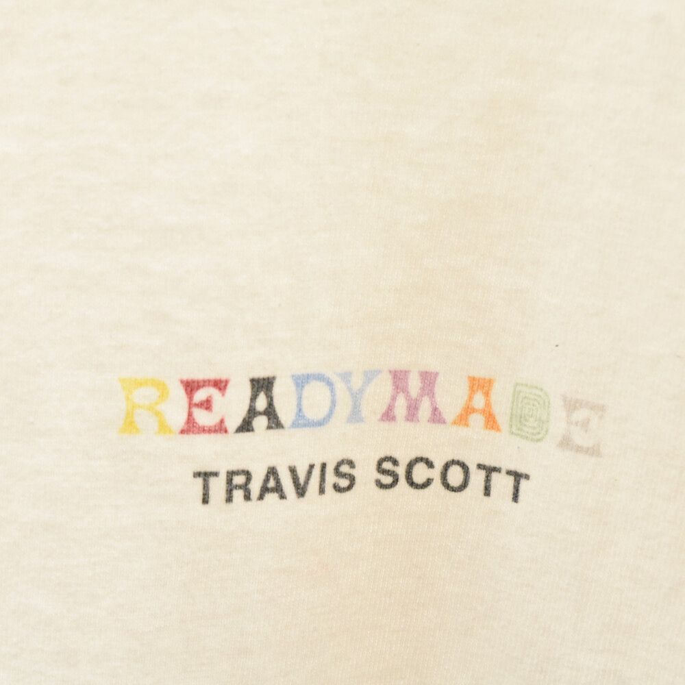 READY MADE (レディメイド) 19SS× Travis Scott Cactus Jack Pack Tee トラヴィス スコット  カクタスジャック パック ロゴ プリント 半袖カットソー Tシャツ ホワイト - メルカリ