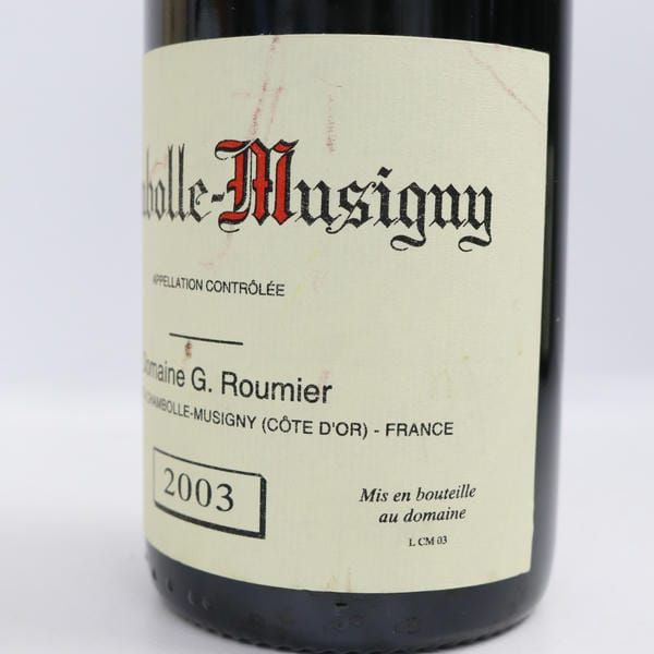 Georges Roumier（ジョルジュ ルーミエ）シャンボール ミュジニー 2003