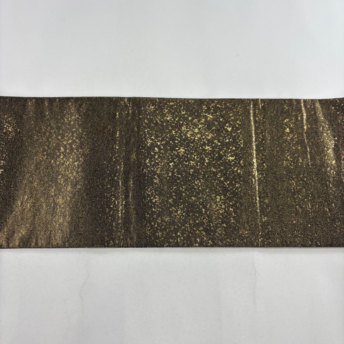 袋帯 秀品 流水 箔 金糸 金色 六通 正絹 【中古】 - メルカリ