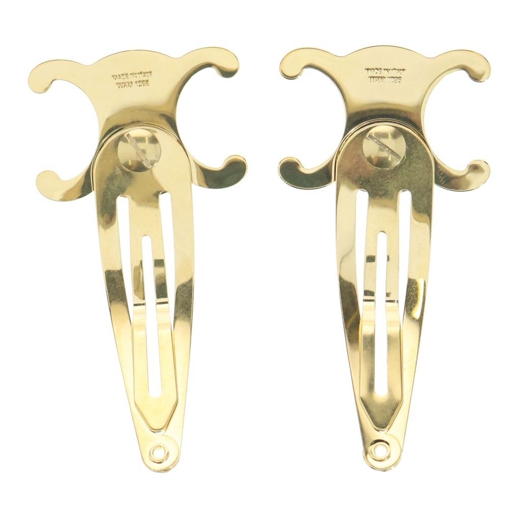 CELINE セリーヌ トリオンフ ヘアピン ゴールド