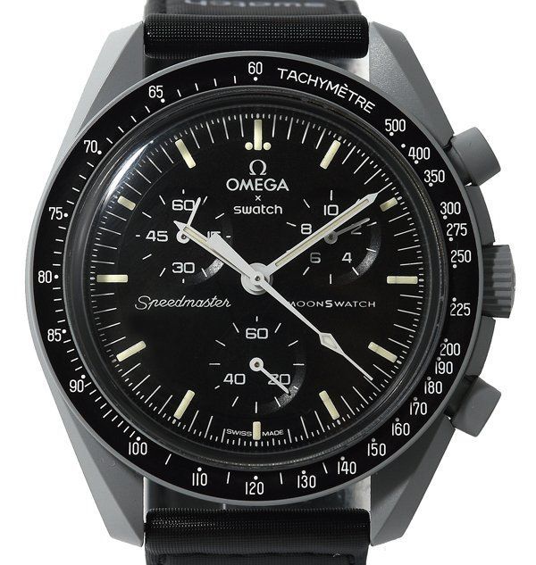 極美品　スウォッチ　オメガ　ミッション　ムーン　SO33M100 ☆極美品！Swatch × OMEGA スウォッチ × オメガ ミッショントゥ