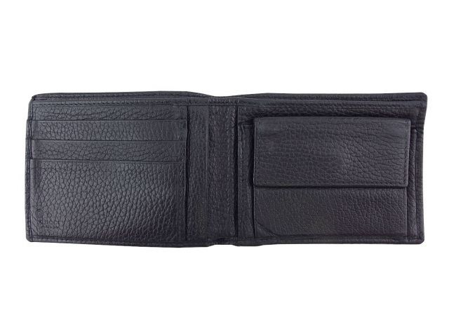 グッチ 二つ折り 財布 ミニ財布 メンズ GGキャンバス ブラック