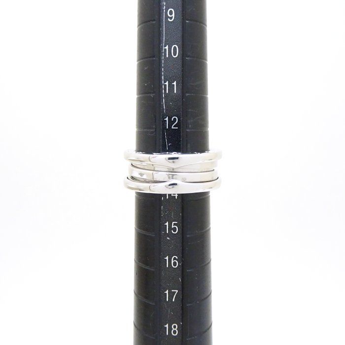 BVLGARI ブルガリ ビーゼロワン リング 指輪 3バンド S #54 13.5号 B 