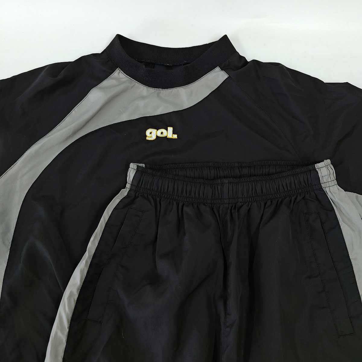 藤枝MYFC 支給品　gol. ブラック ピステ・ウィンドブレーカー gol. ブラック ピステ・ウィンドブレーカー上下セット
