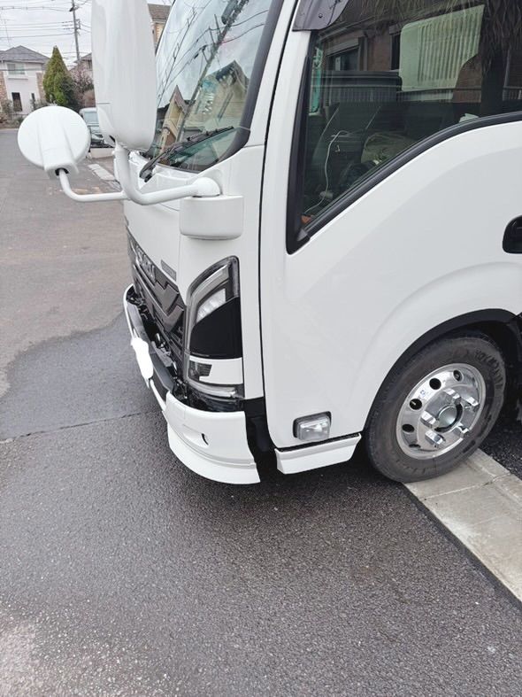 新発売!! いすゞ23エルフ ワイド車専用 純正バンパー100㎜前出し