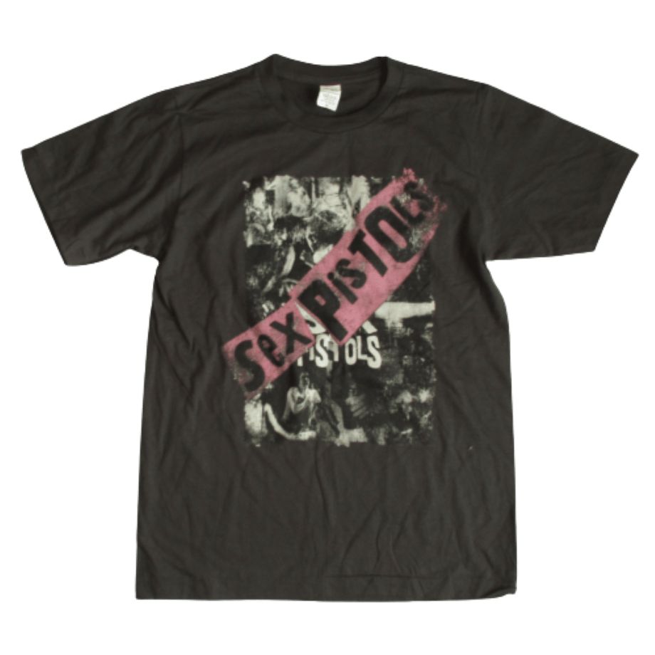 ロックTシャツ　SEX PISTOLS　セックスピストルズ　ビンテージタイプ｜バンドTシャツ・音楽Tシャツの通販ROCK UP!