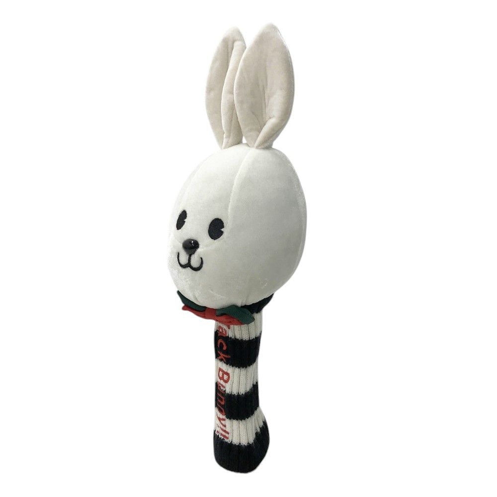 JACK BUNNY ジャックバニー  ヘッドカバー ウサギ ボーダー柄 ホワイト系 FW [240101299371] ゴルフウェア ストスト