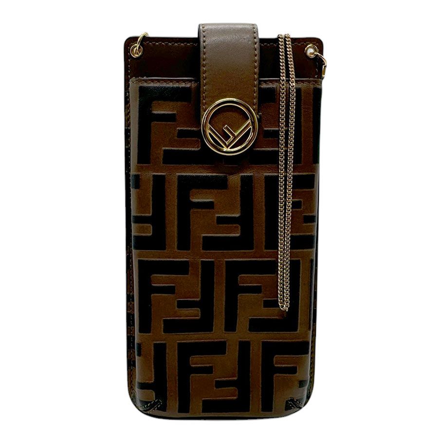 フェンディ FENDI フォンホルダー フォンポーチ スマートフォンケース ズッカ 8M0443-AAFM