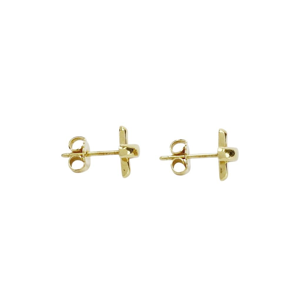 ティファニー クロスステッチ ピアス 750 ① TIFFANY&Co. ティファニー ピアス クロスステッチ K18 750 新品
