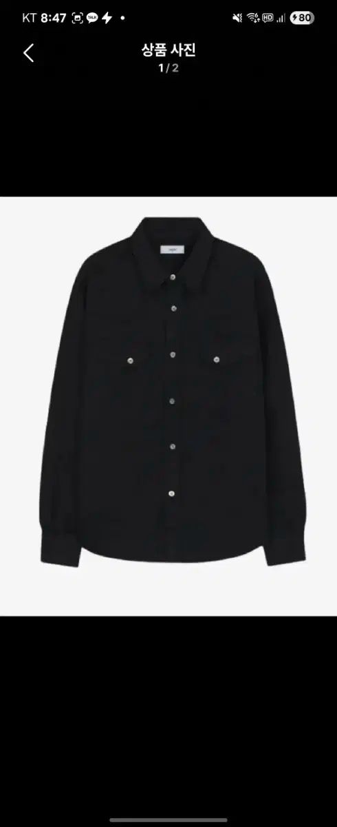 LMOOD エルムード バッド ガイ デニム シャツ 黒 44