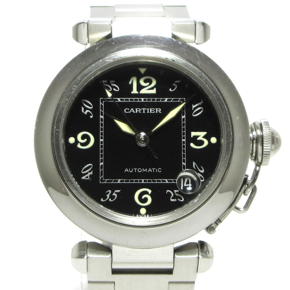 Cartier(カルティエ) 腕時計 パシャCMM W31076M7 ボーイズ SS 黒 - メルカリ