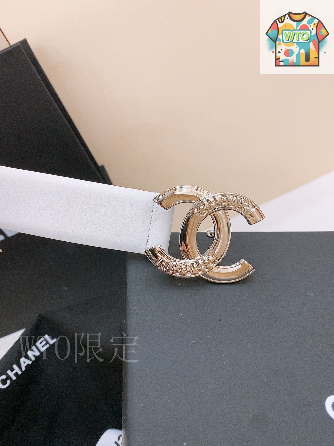 CHANEL ベージュ ダブルCロゴ ベルト 69 CHANEL ベージュ ダブルCロゴ ベルト 69 - メルカリ