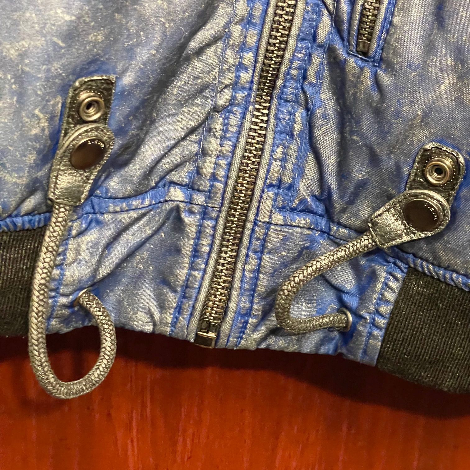 DIESEL MA-1 ヴィンテージ加工 ブルー系 M リバーシブル 中古・古着 