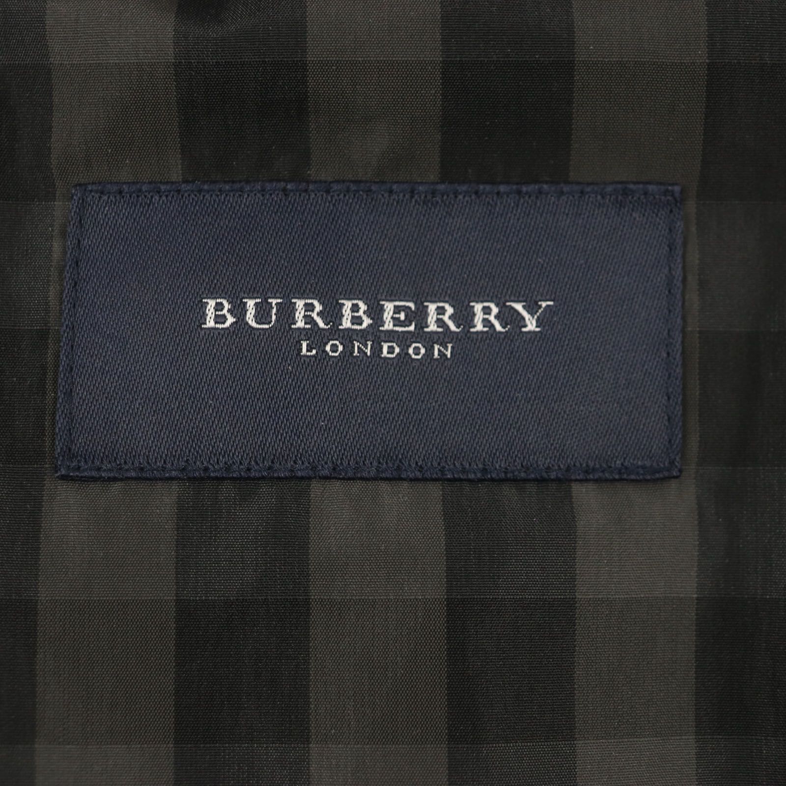美品 BURBERRY LONDON フード付きダウンベスト チェック 36 極美品▽BURBERRY LONDON バーバリーロンドン フード付き 裏地