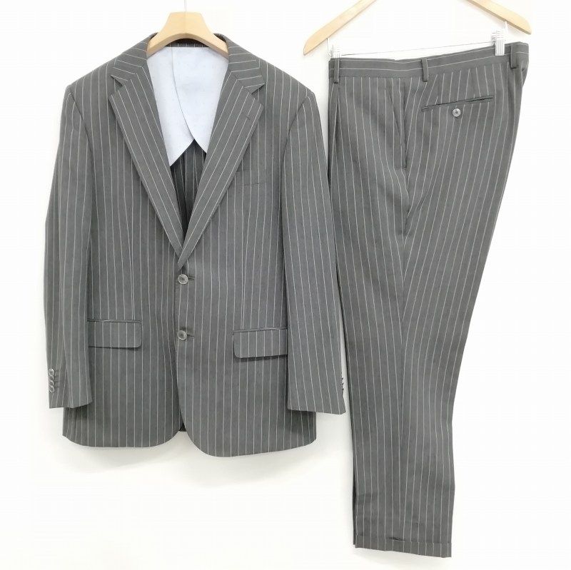 【新品・未使用・定価¥121,000】カラーストライプ シングル2Bスーツ タカQ タカキュー TAKA-Q クールマックス ストライプ シングル
