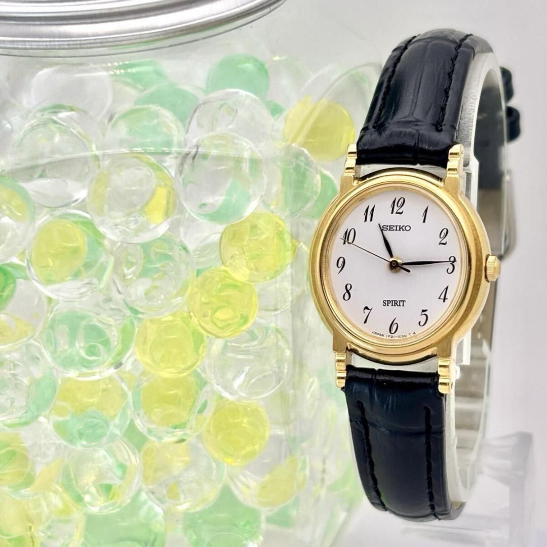 【美品/新品電池】 SEIKO レディース 腕時計 ゴールド 新品ベルト 美品/新品電池】 SEIKO セイコー レディース 腕時計 ゴールド