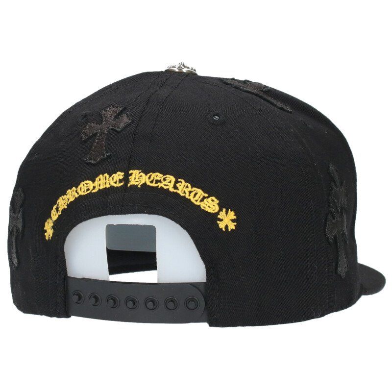 クロムハーツ CH HAT クロスパッチベースボールキャップ帽子 メンズ 