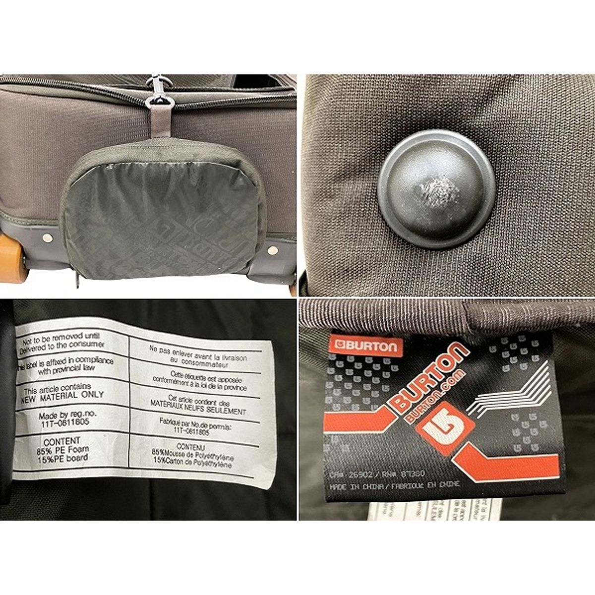 BURTON キャリーバッグ グリーン バートン O10533230 OLIVEOS_COM_TR