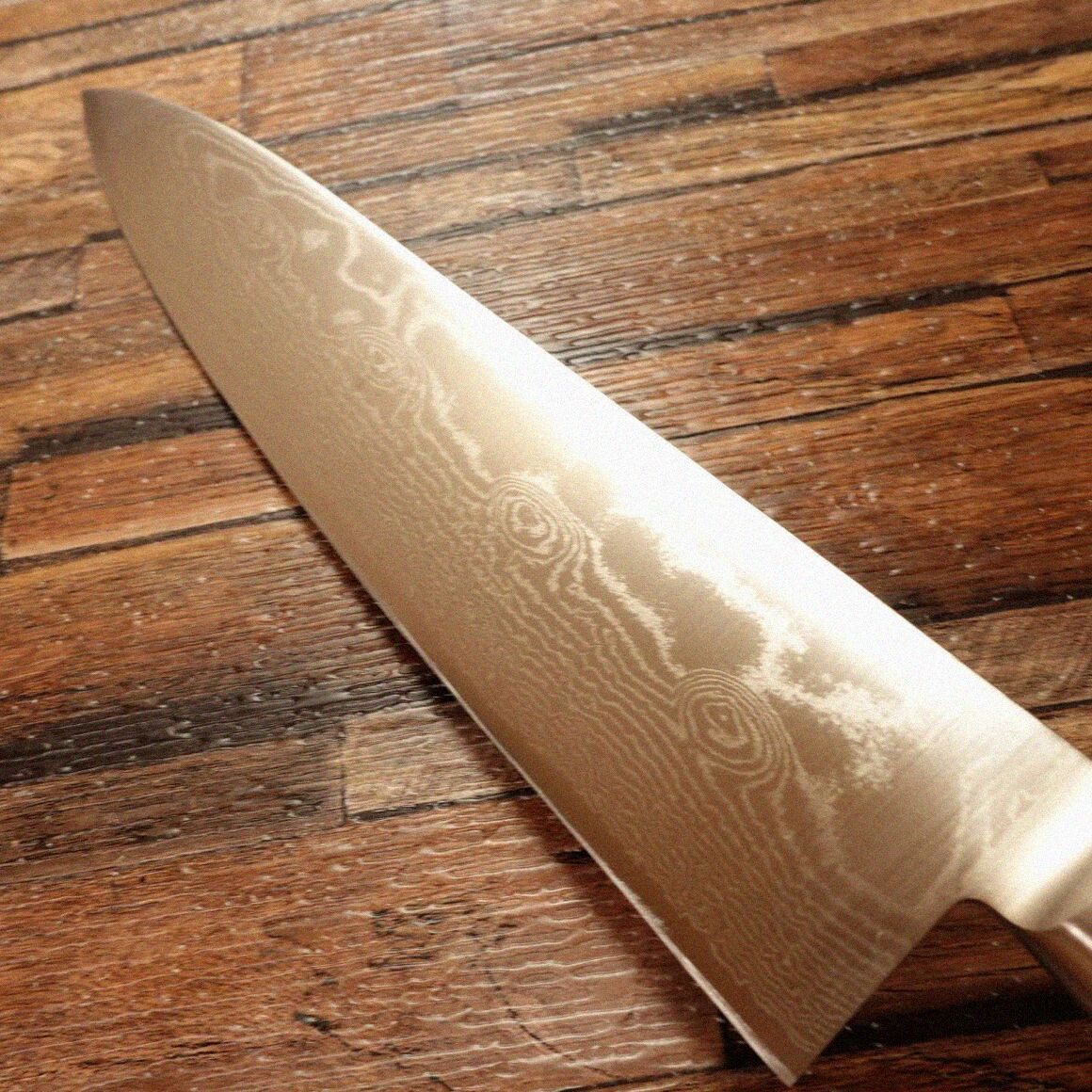 名匠 吉光 作 別上 V金10号 ニッケル ダマスカス 積層 18cm 牛刀 名匠 吉光 作 別上 V金10号 ニッケル ダマスカス 積層 18cm 牛刀