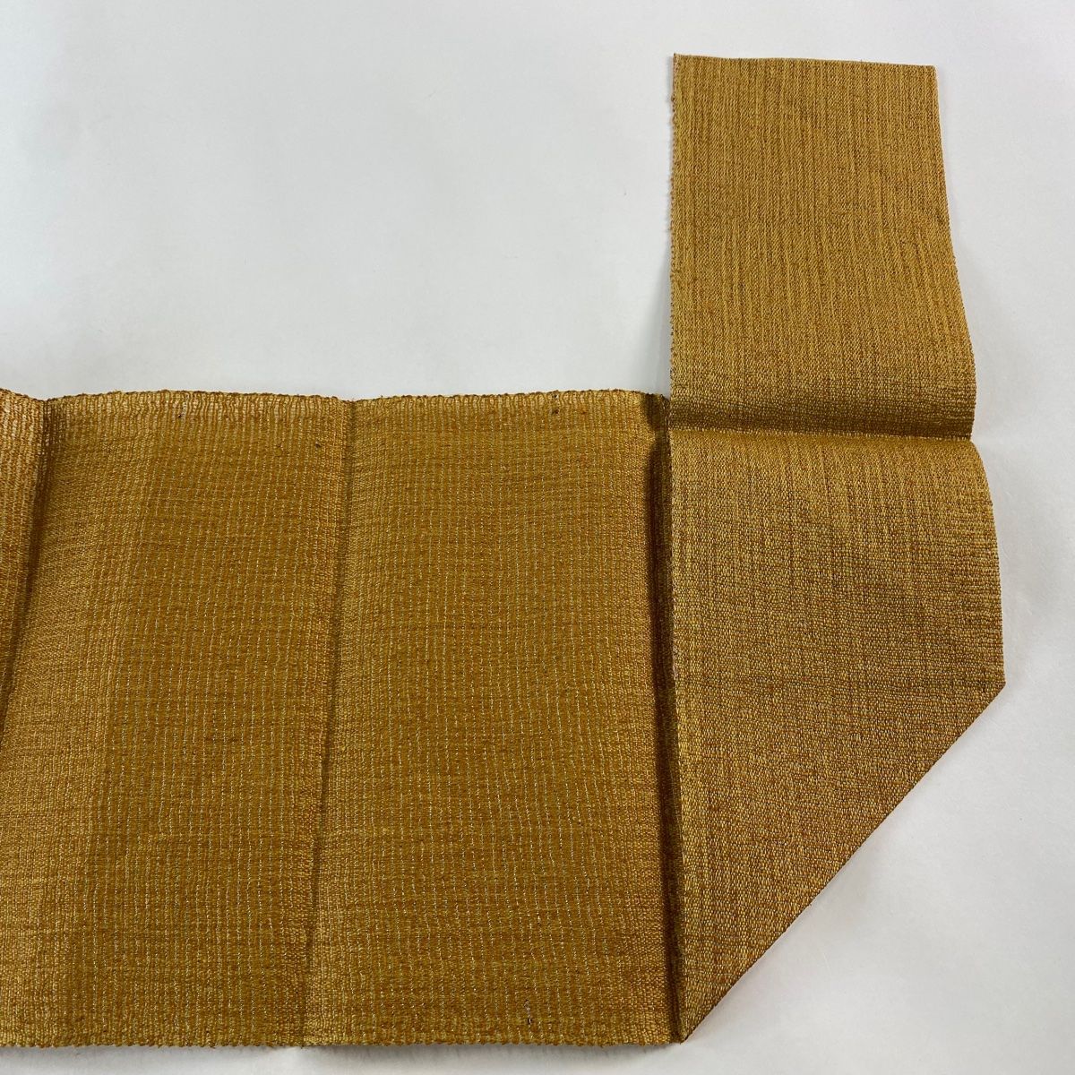 山吹茶色 正絹