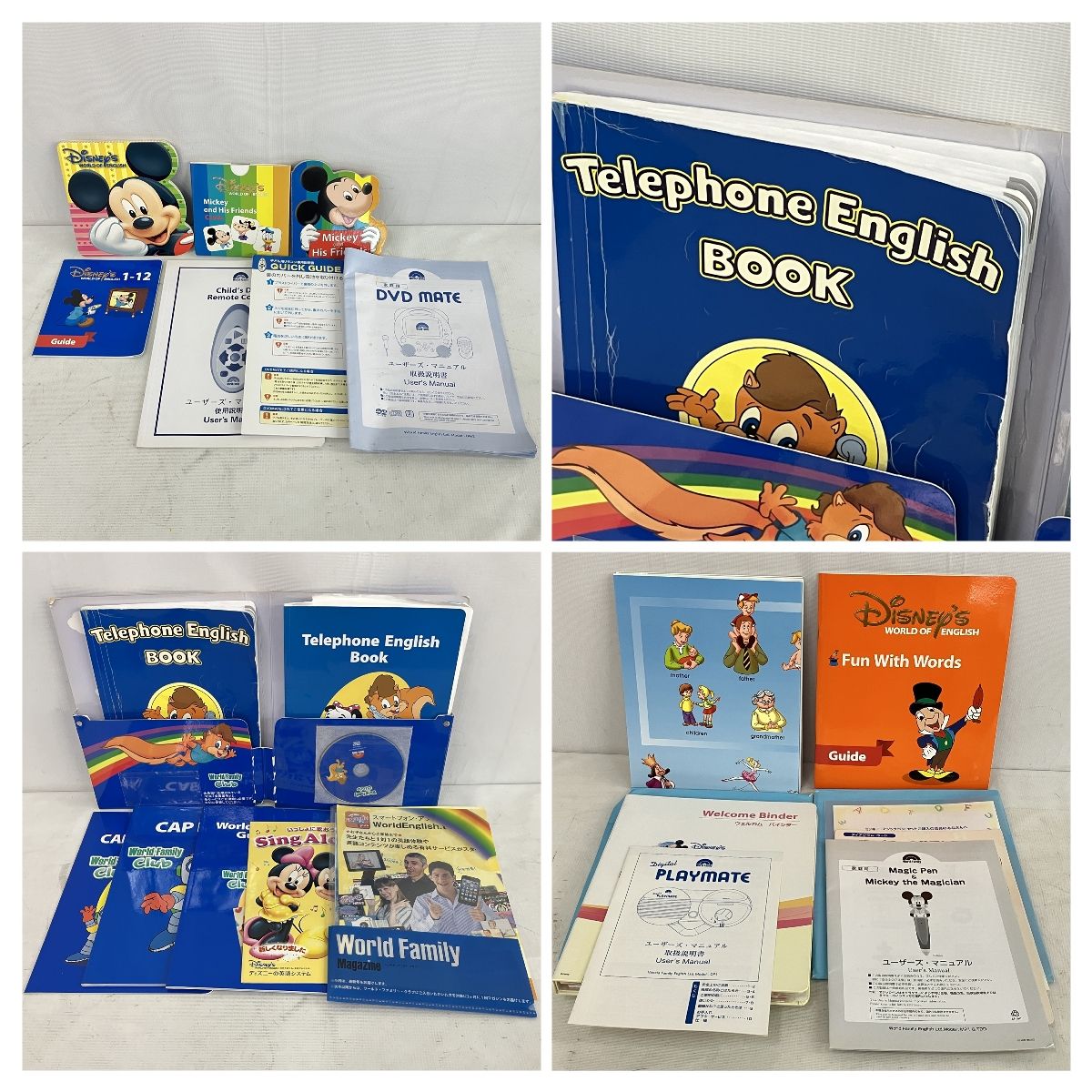 DWE ワールドファミリー 2013年頃 子供 英語 教材 ディズニー