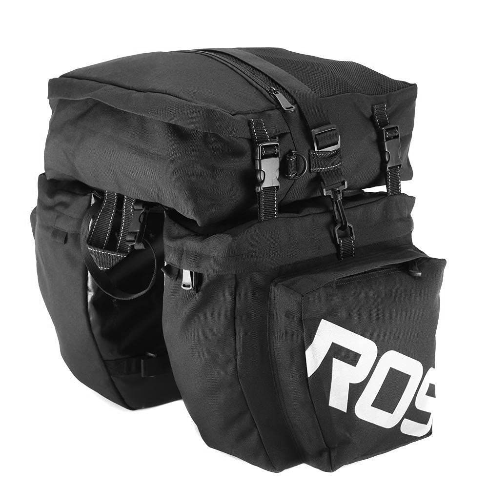 新品 自転車サイドバッグ 37L キャリアバッグ パニアバッグ 多機能 リアバッグ 収納力 防水 取り付け簡単 Lixada ロードバイク サイクリング アウトドア