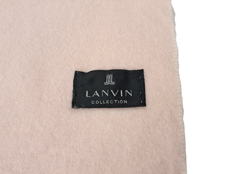 ランバン マフラー ピンク レディース カシミヤ100％ LANVIN