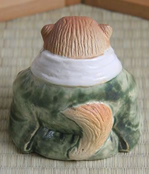 信楽焼 縁起物 陶器 タヌキ たぬき 置物 狸 やきもの しがらき