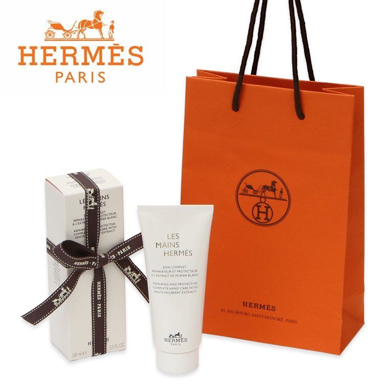 エルメス HERMES ハンドクリーム レ マン エルメス クレーム レ マン 100ml 手荒れ 保湿 いい香り ブランド プレゼント チューブタイプ ギフト 潤い 乾燥 メンズ レディース プレゼント 女性