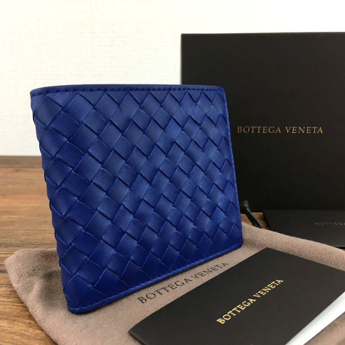 くつろぎカフェタイム 未使用品 BOTTEGA VENETA 札入れ ブラック 15