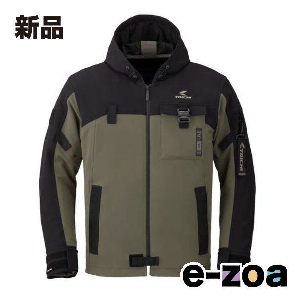 RS-Taichi アールエスタイチ クイックドライ パーカ ブラック|カーキ WL サイズ RSJ335BK31WL 2588311