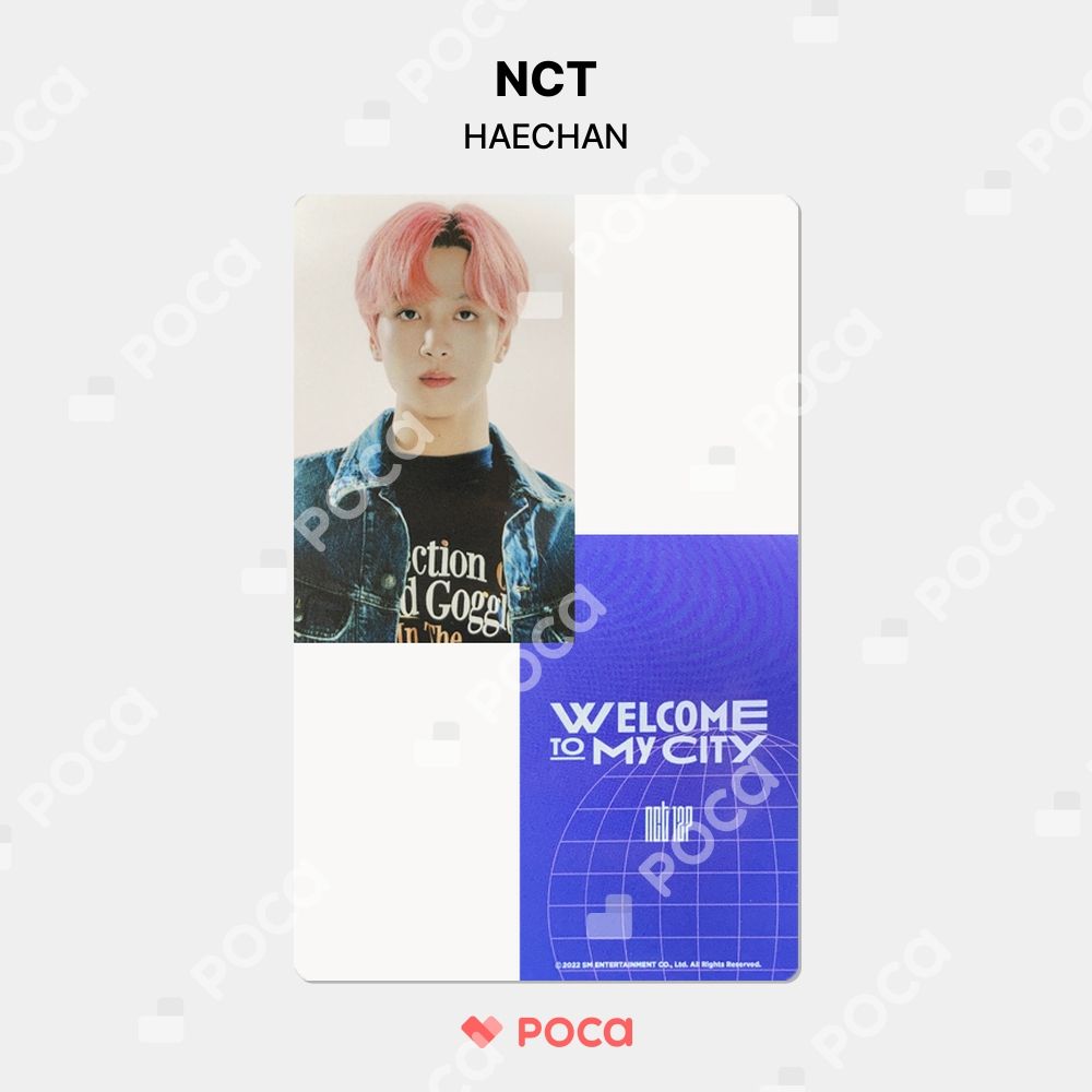 NCT ヘチャン トレカ NCT 127: WELCOME TO MY CITY METAL BADGE