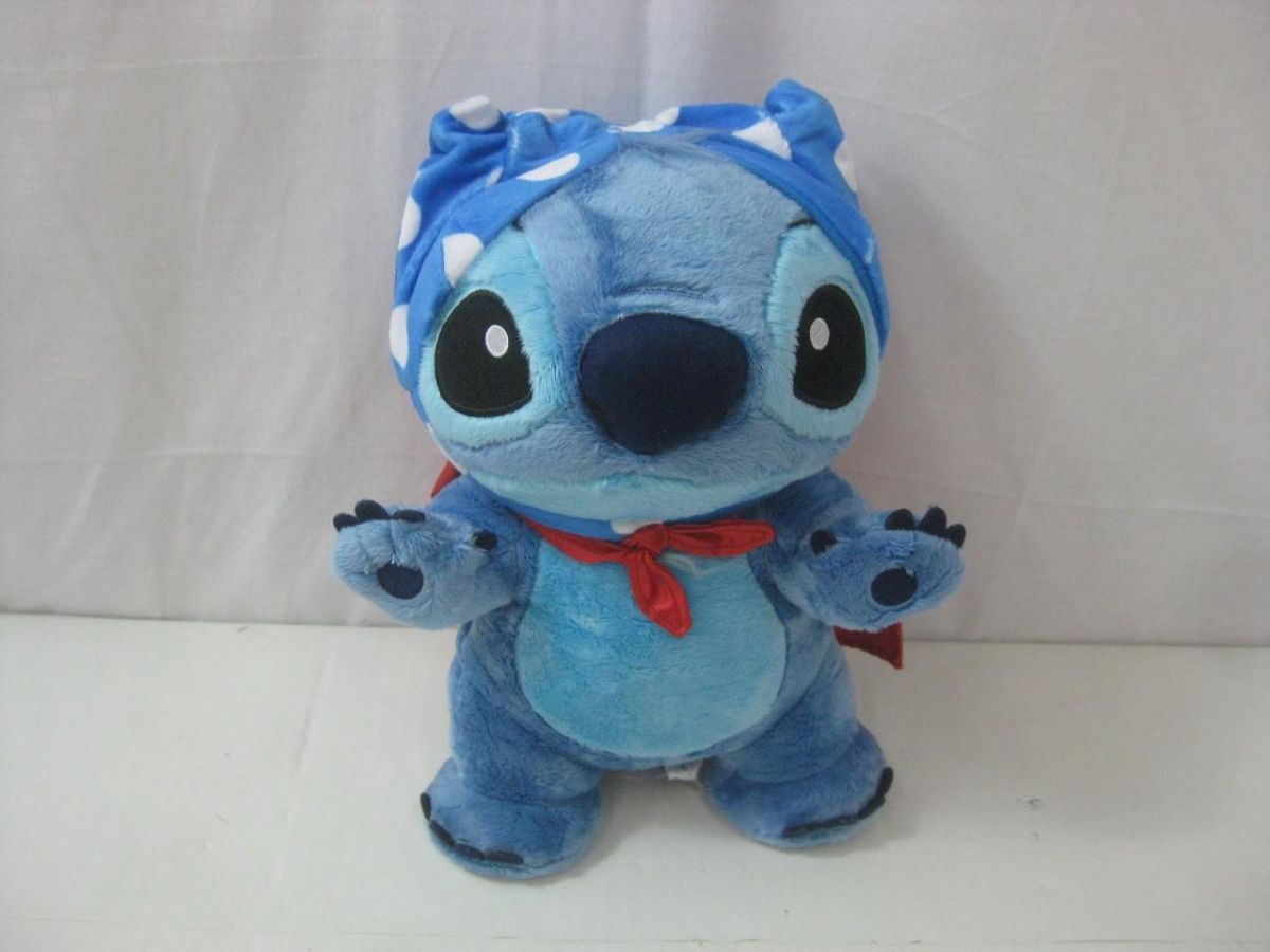 ディズニー スティッチ ヒーロースタイル ぬいぐるみ タグ付き