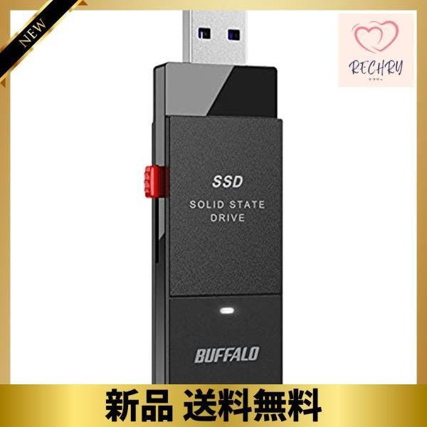 バッファロー 外付け SSD 1TB 超小型 コンパクト ポータブル - PC 