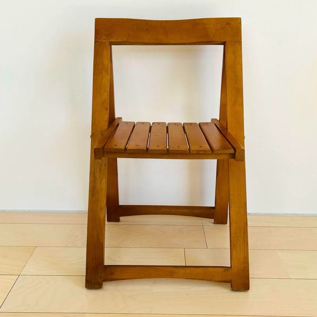 木製折りたたみ椅子 フォールディングチェア ビンテージ