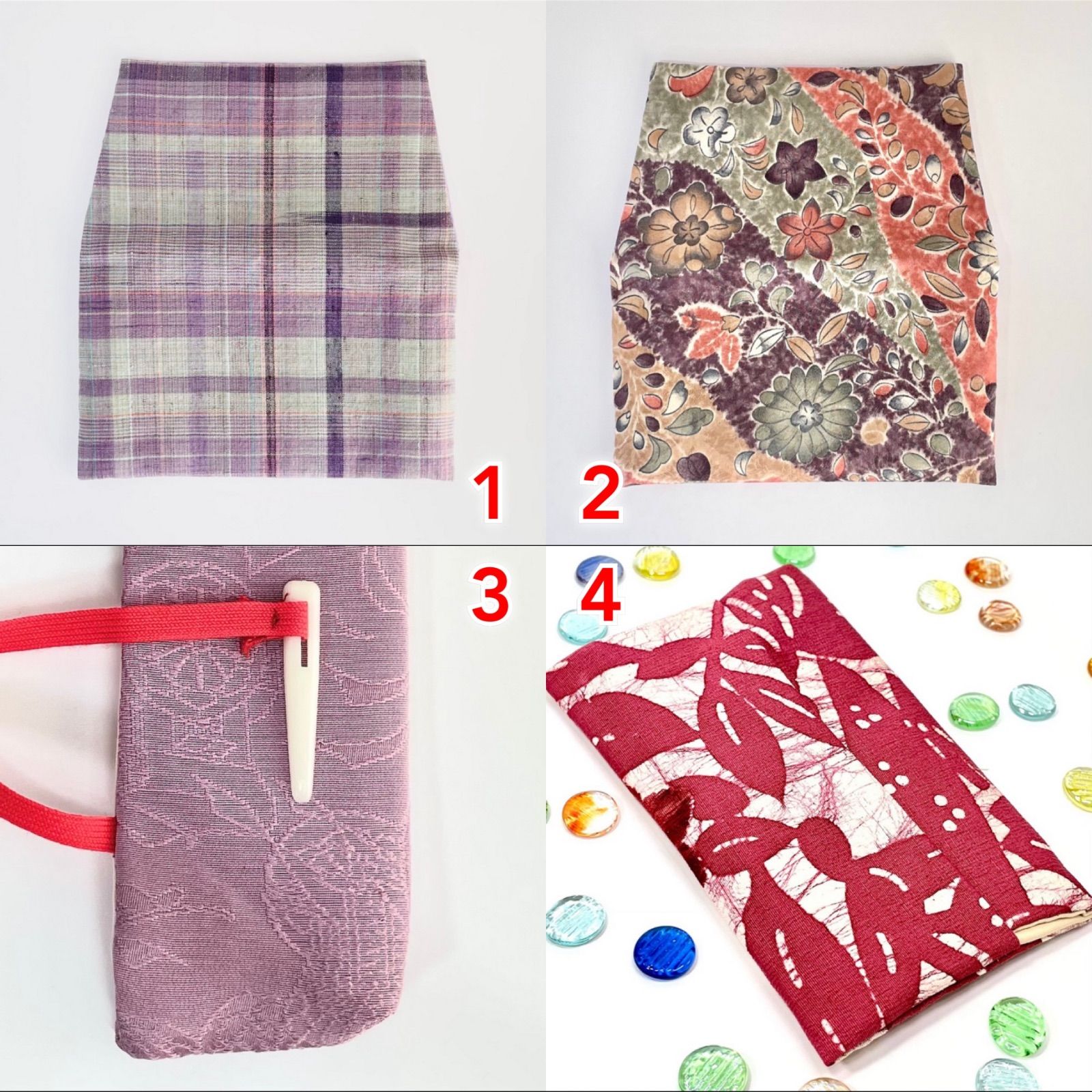 生地色確認用 レース、チェック、チャイナ生地あり 生地確認用 生地色