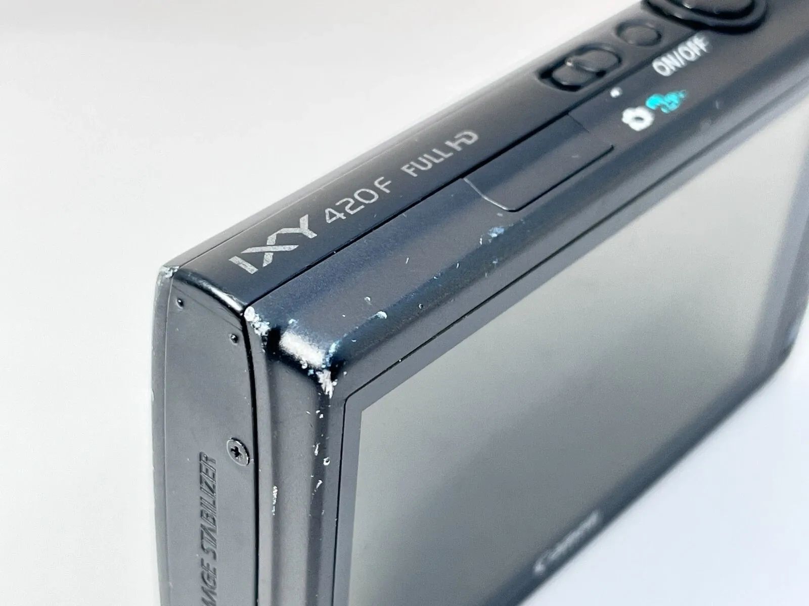 【日本全国送料無料】 Canon キャノン IXY 420F ブラック コンパクトデジタルカメラ コンデジ 動作品 デジカメ 黒色 B216