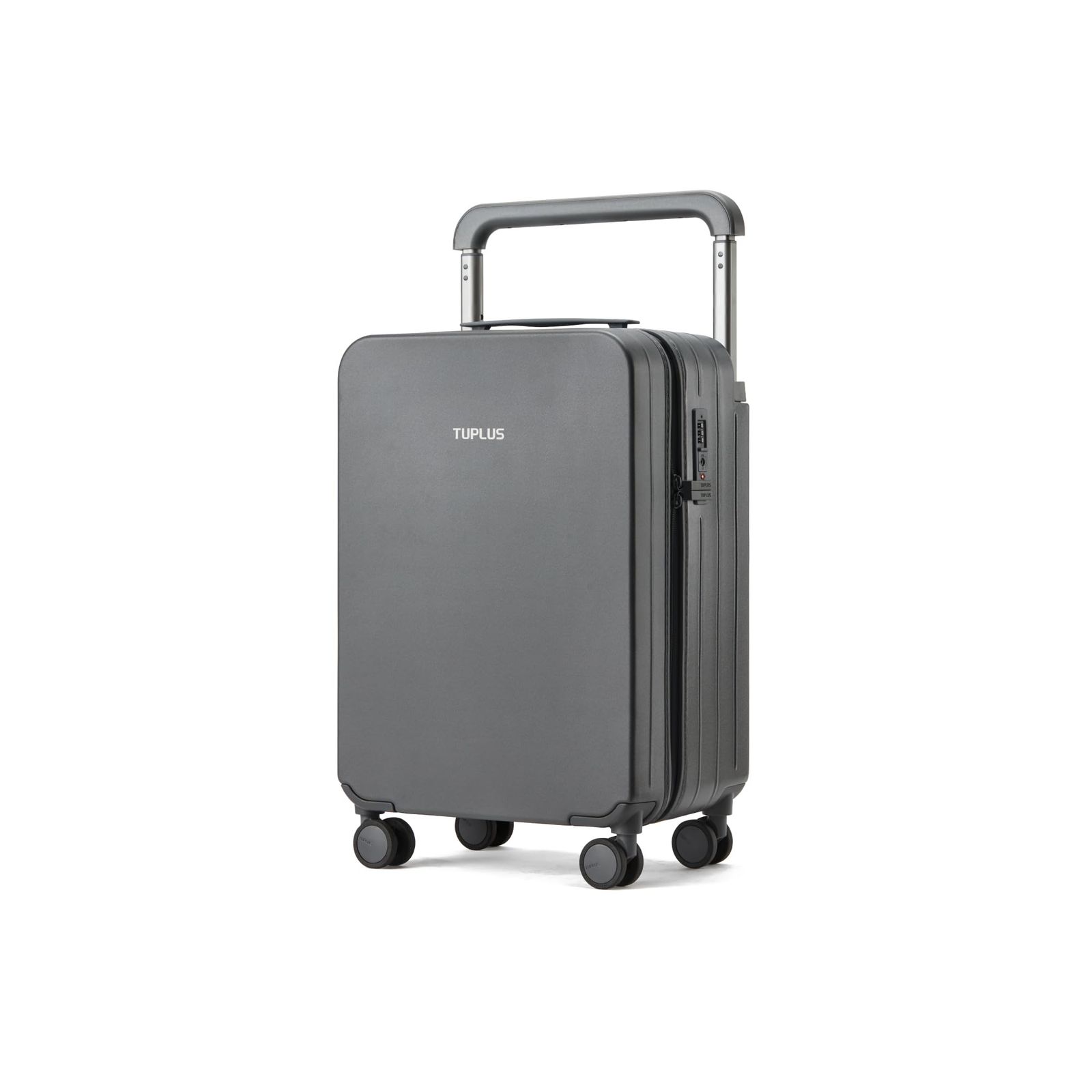 旅行 ビジネス ８輪 出張 静音 TSAローク搭載 キャリーバッグ インプレッションシリーズ 耐衝撃 56 機内持込 x キャリーケース 36.5 大型 x 超軽量 22 スーツケース cm| TUPLUS 38Lグレイ