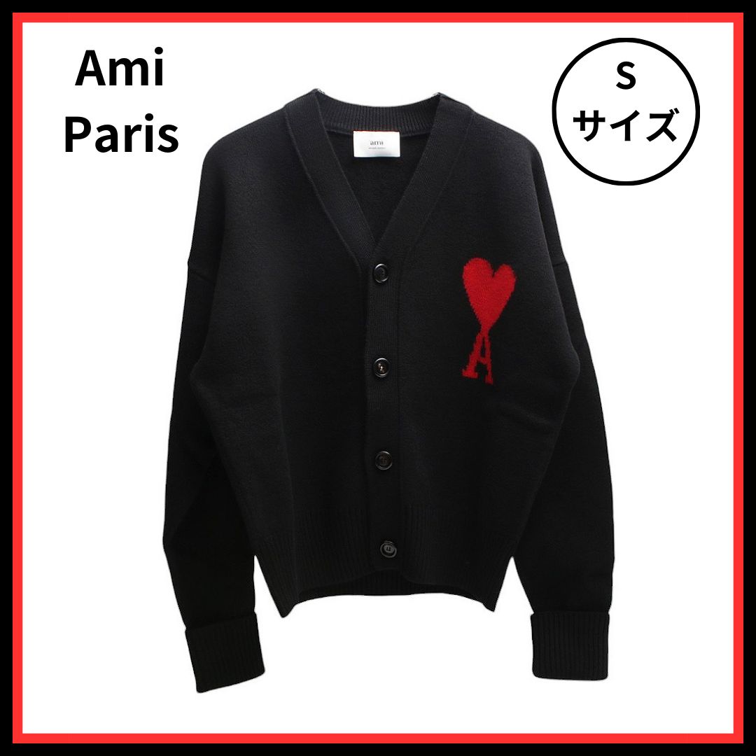 限定入荷】アミ パリス Ami Paris カーディガン BFUKC002-018-S