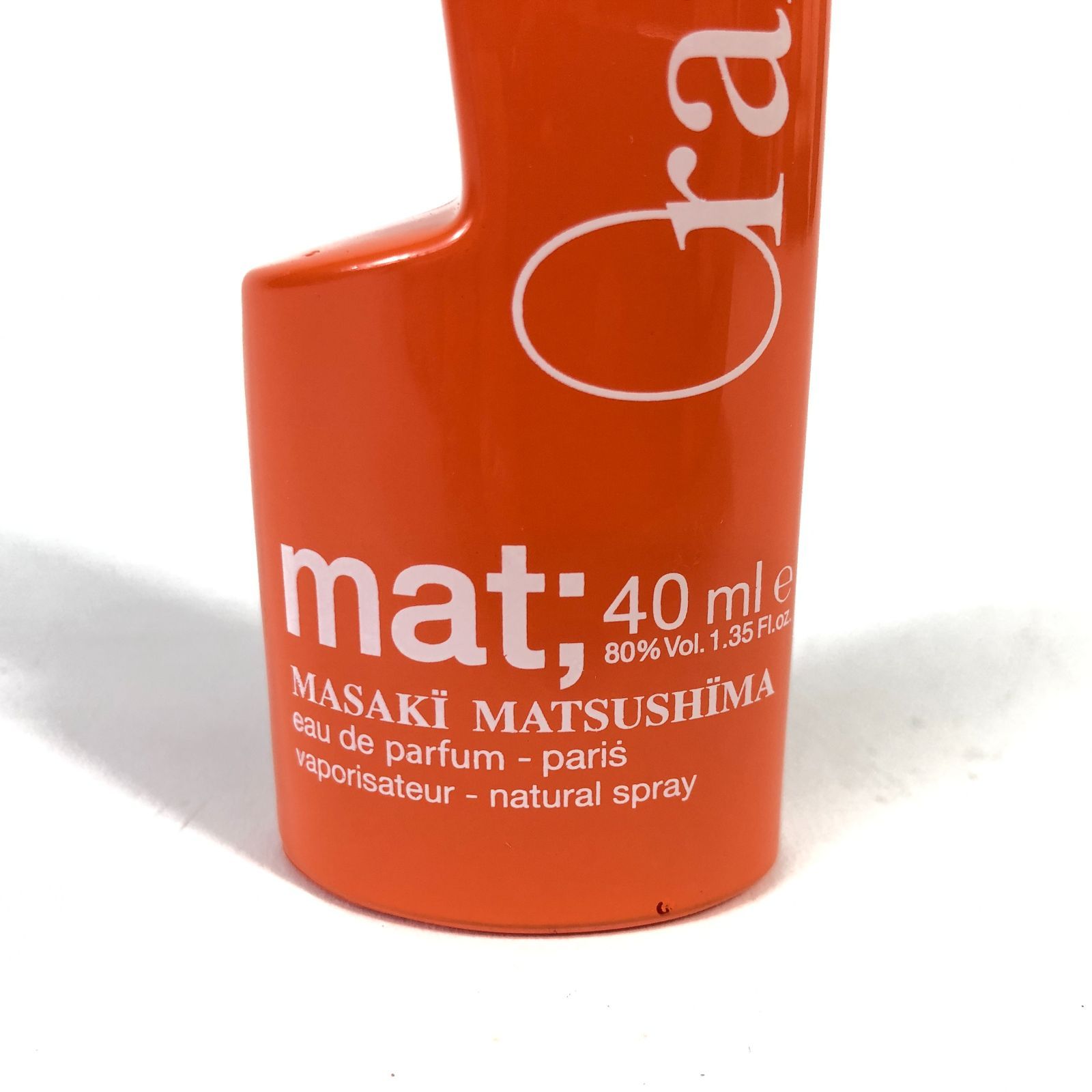 マサキマツシマ マット オランジェ オーデパルファム スプレー