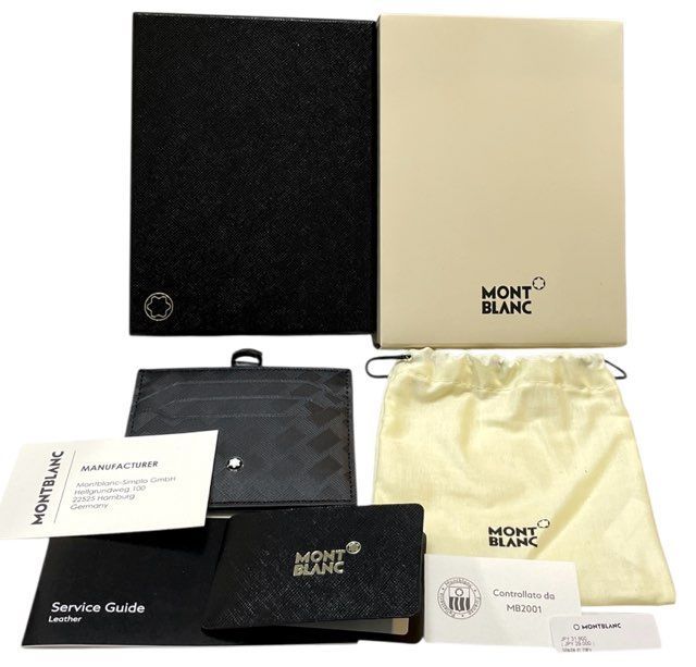 新品未使用　Montblanc カードホルダー マイスターシュテュック ビジネスカードホルダー フラップ付き