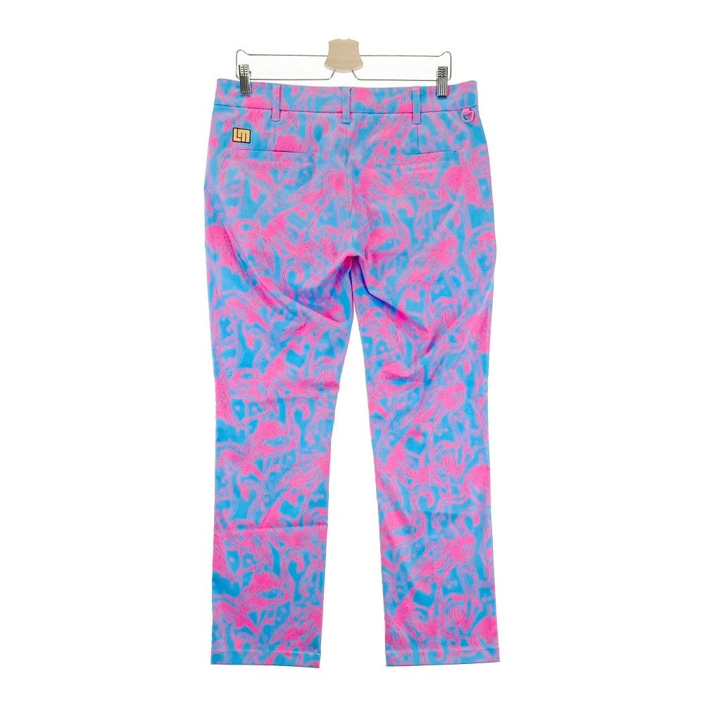 Loudmouth フラミンゴブルーネオン 上下セットアップ M 新品 ラウドマウス ロングパンツ フラミンゴズブルーネオン M