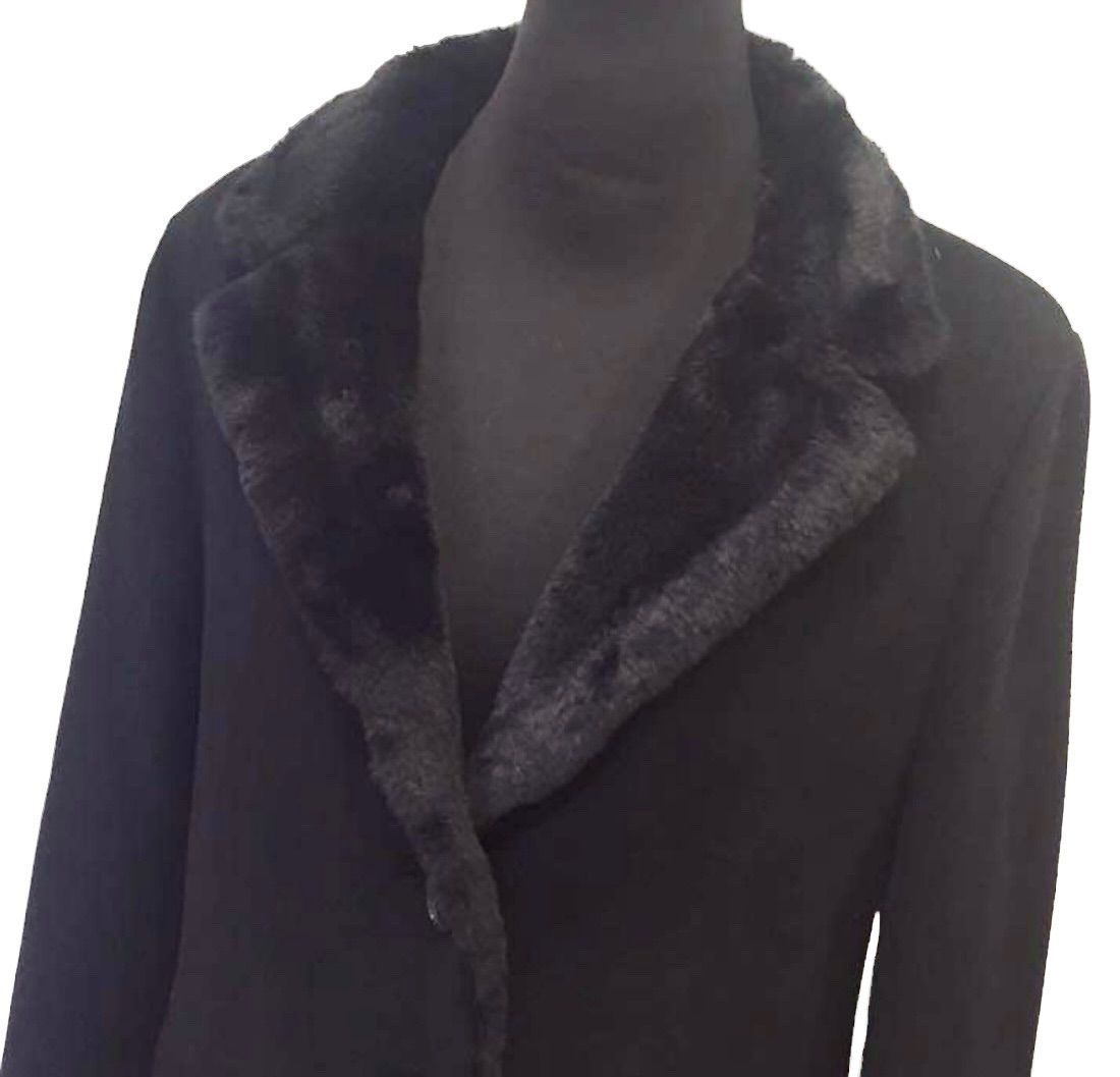 ETRO エトロ ウール カシミヤ コート ブラック SIZE 42 - メルカリ