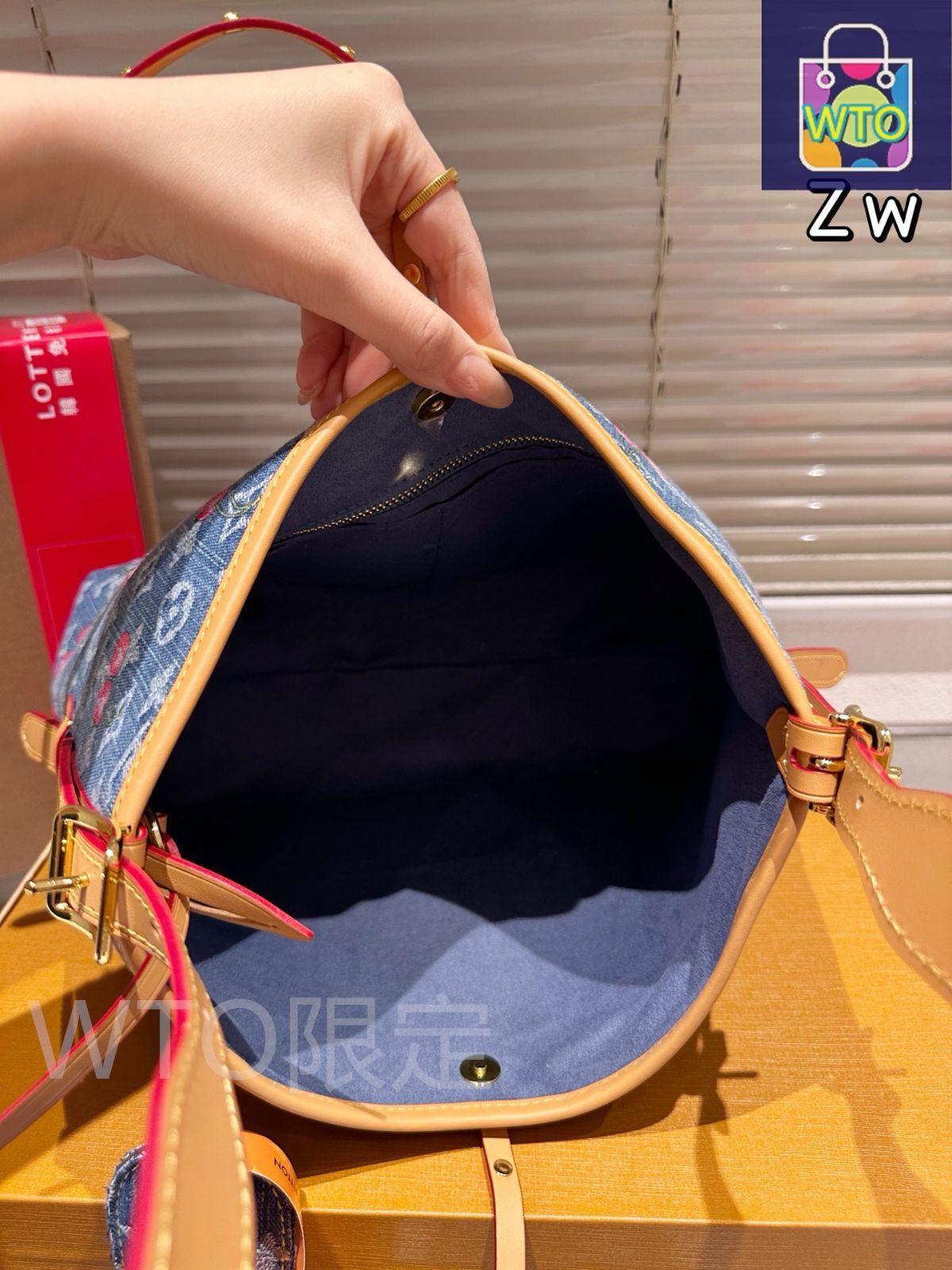 今日特価】Elegant LV エレガントルイ・ヴィトン デニムキャリー
